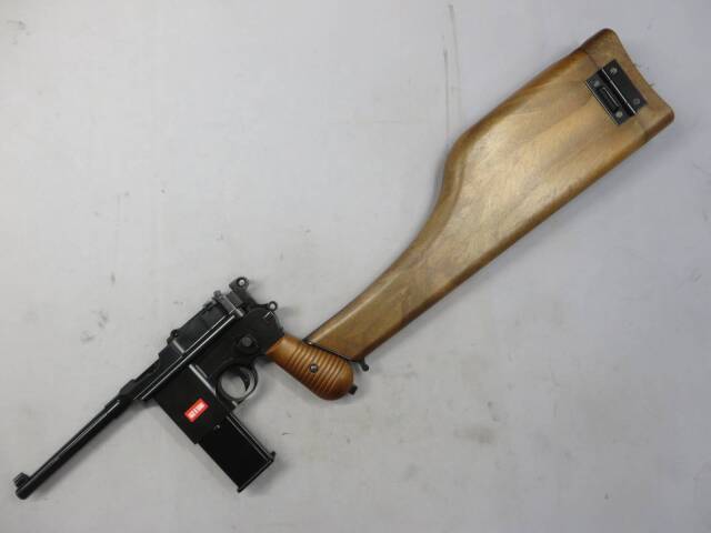 AW・ArmoreWoks】モーゼルM712 フェイクウッド ストックホルスター付き