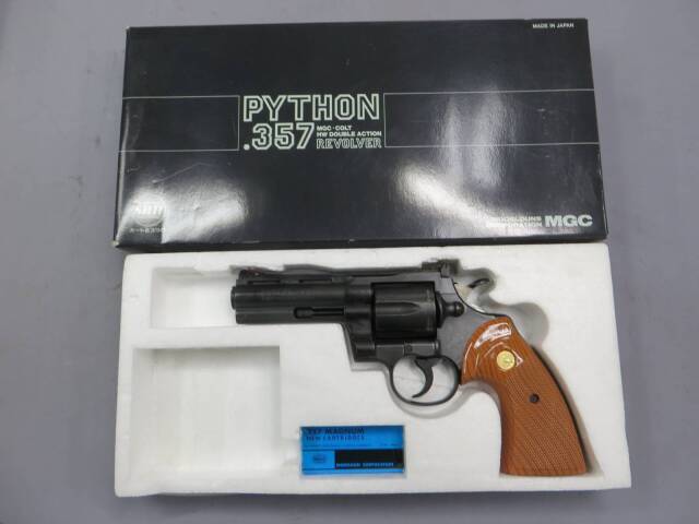 MGC】コルト パイソン.357Mag 4in SRH（スーパーリアルHW） モデルガン