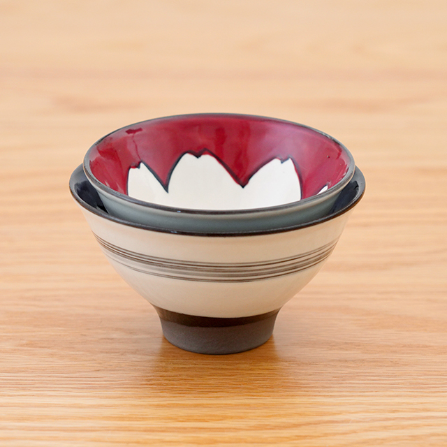 波佐見焼 瑞幸窯】セリジエ 茶碗（大）（小）