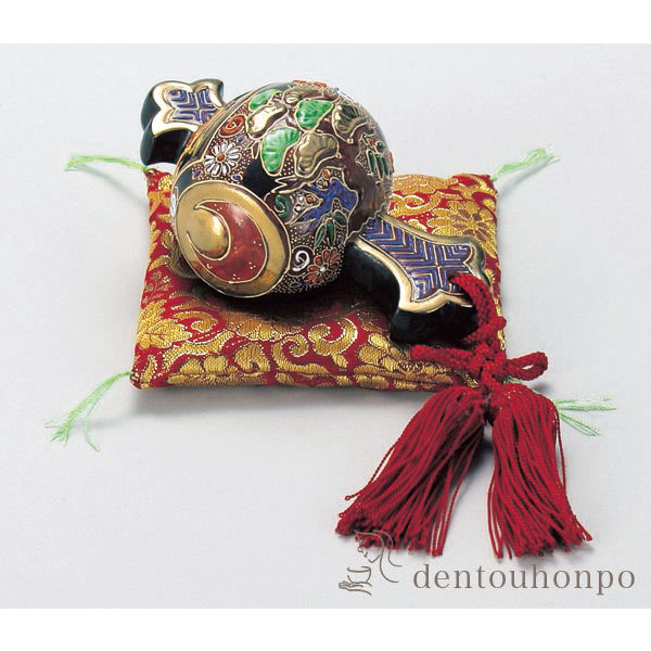 送料無料】 小槌 盛 4.5号 布団付 / 打出の小槌 金の小槌 置物 玄関