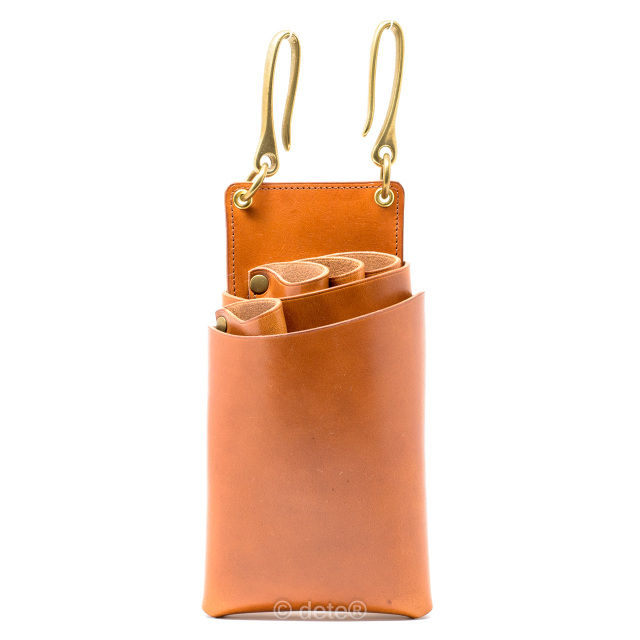 シザーケース4丁用防水レザー超軽量シザーケース S14-4 | dete