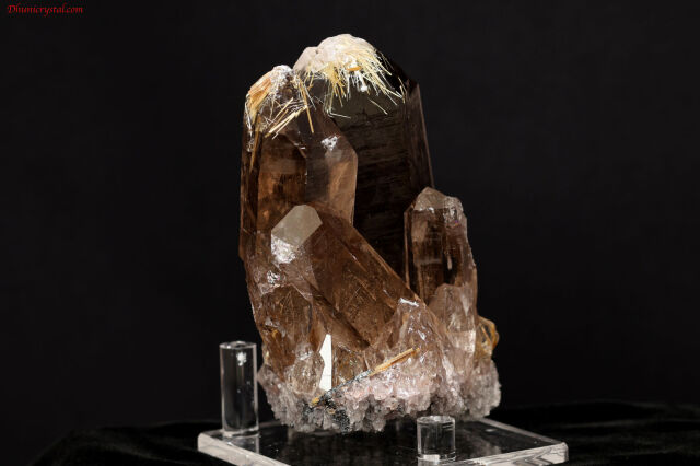 スモーキー・ルチルクォーツ原石(A28)