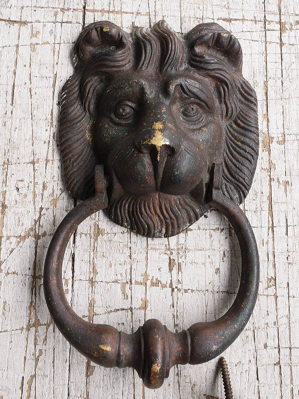 イギリス アンティーク 真鍮製ドアノッカー 11859