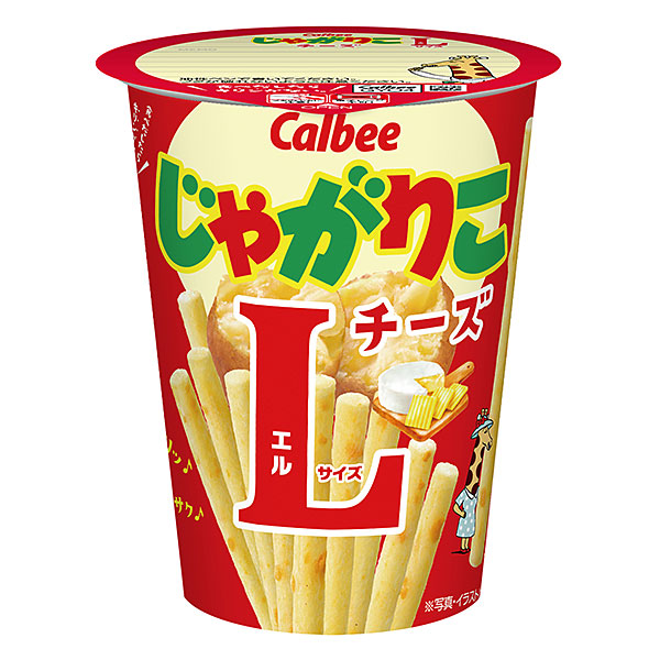 カルビー じゃがりこチーズLサイズ 66g×12個入り(1ケース)