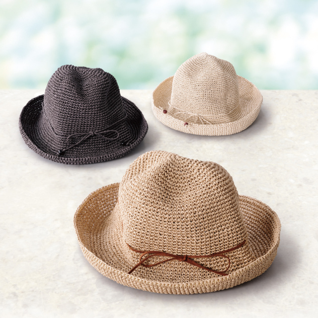 SASAWASHI ささ和紙 手編み帽子