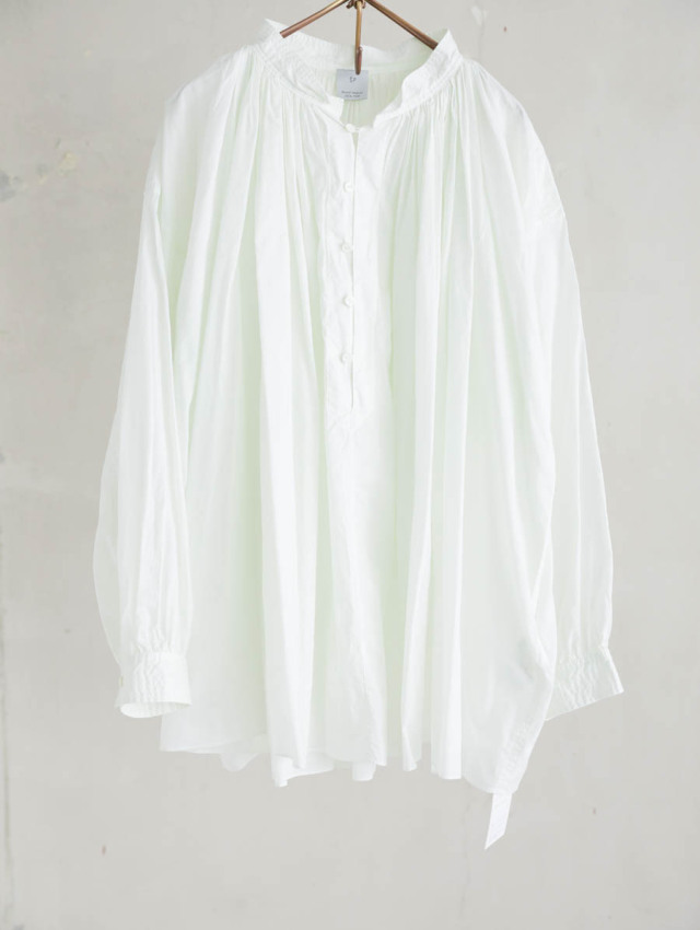 SP エシュペー｜チャーチスモックブラウス（リーフウォーター）