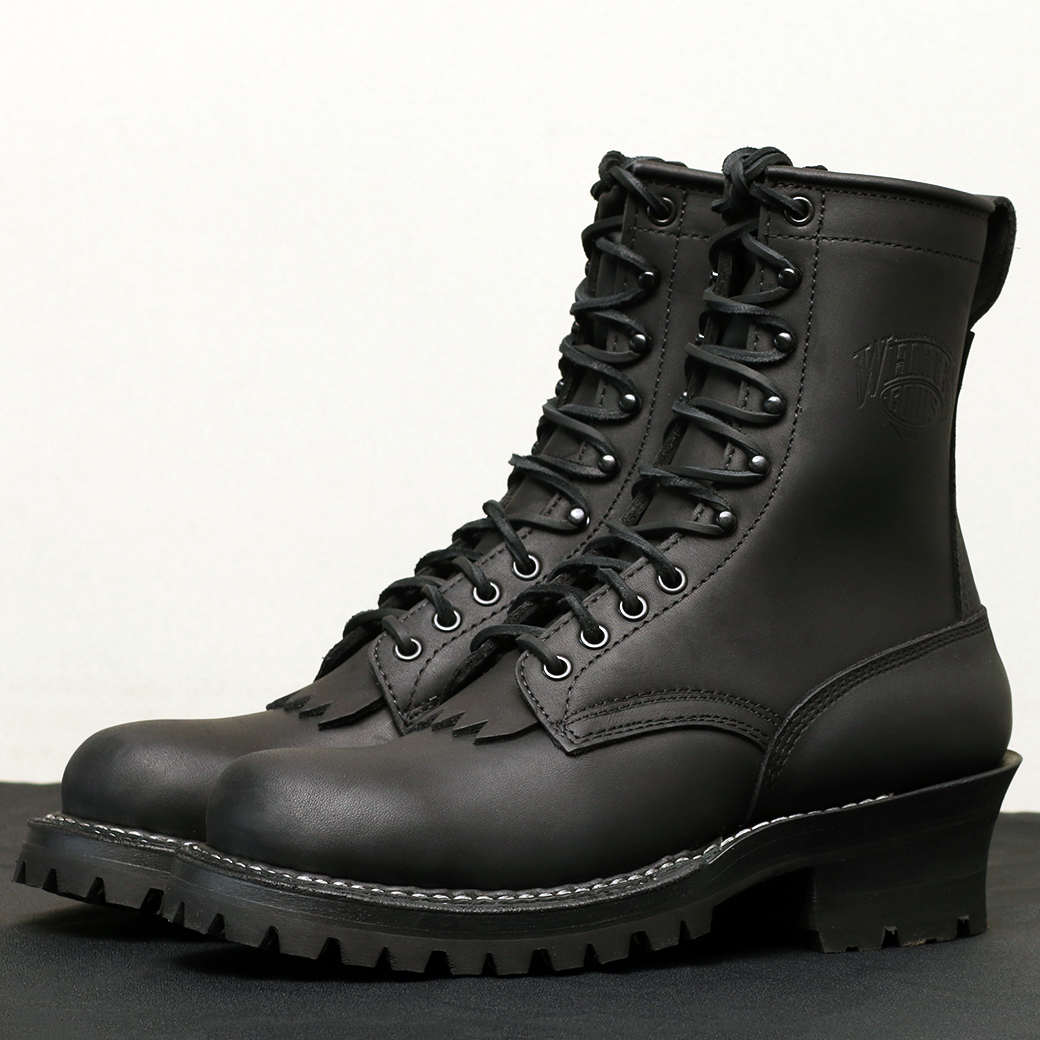 ホワイツ] WHITE'S BOOTS Smoke Jumper 8インチ丈 Black シリコン