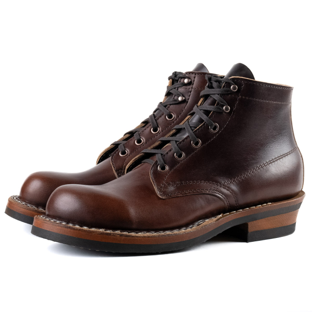 WHITE'S BOOTS SEMI DRESS Straight Tip Custom Black Calf Oak Sole