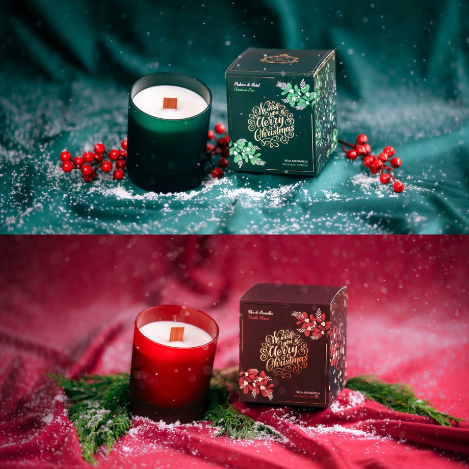クリスマス キャンドル 200g / キャンドル 数量限定 エッセンシスデ
