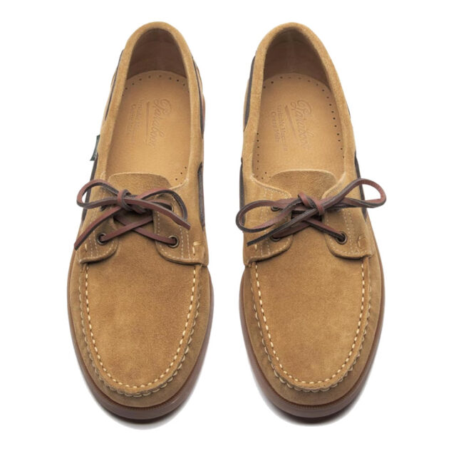 パラブーツ バース メンズ 靴 デッキシューズ スエード ローファー