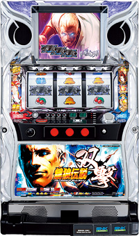 SNKプレイモア 餓狼伝説☆双撃 ギース（白）ver. 中古パチスロ実機