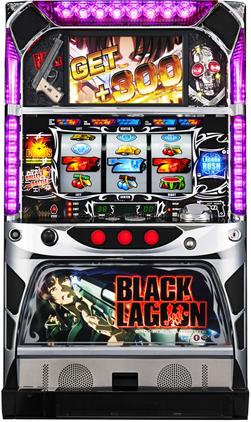 スパイキー BLACK LAGOON 【ブラックラグーン】 中古パチスロ実機 [4ch