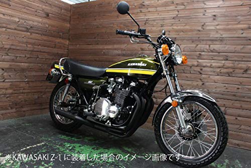 HONDA ホーク(CB250T/400T) ショート管 マフラー [ブラックタイプ]
