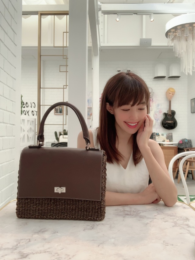 selva secreta】 basket bag(brown)
