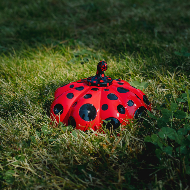 Max.5】直島南瓜オブジェ RED PUMPKIN_Naoshima Pumpkin Object RED