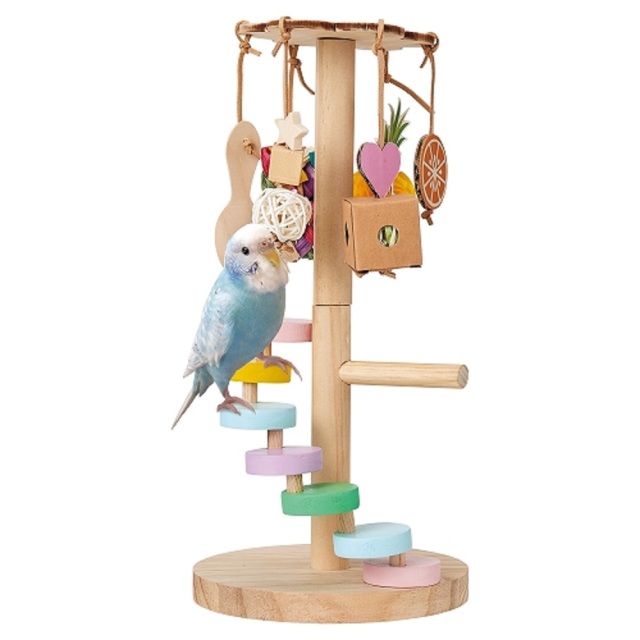 カシオレ鳥インコ止まり木 流木バードアスレチック 大サイズバードジム