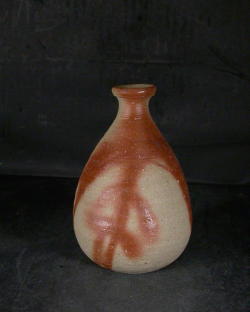 備前焼 備前焼名門作家 山本 竜一 共箱付緋襷徳利2 備前焼卸・小売 六べえ