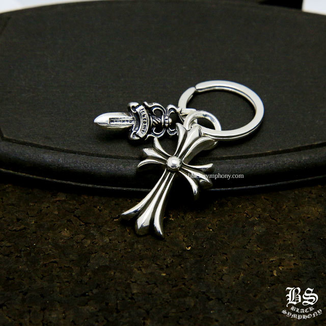 クロムハーツスモールCHクロスキーリングwithダガー|クロムハーツ通販