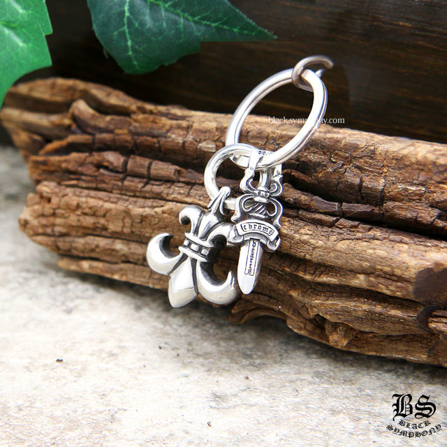 クロムハーツスプリットキーリングwith ダガー＆BSフレアペンダント