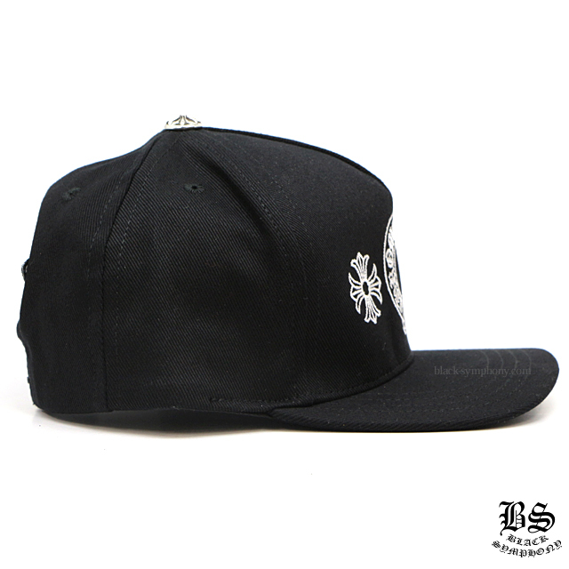 クロムハーツベースボールキャップホースシュー＆クロスブラック