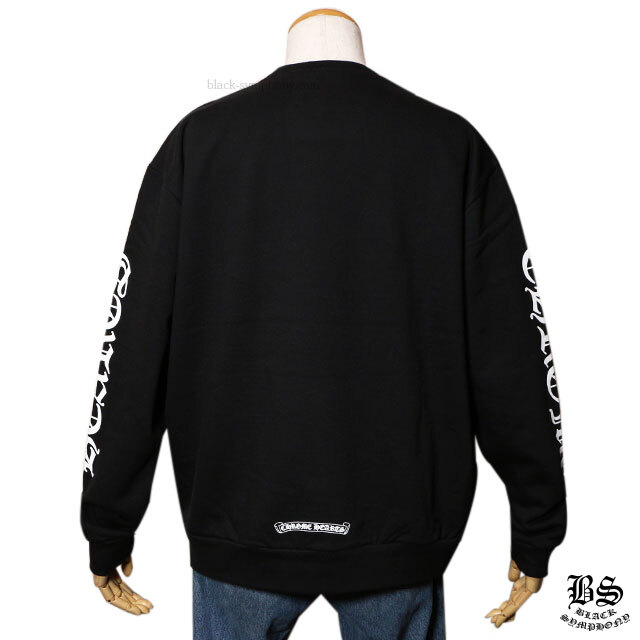 クロムハーツスウェットネックロゴブラック|クロムハーツ通販専門店