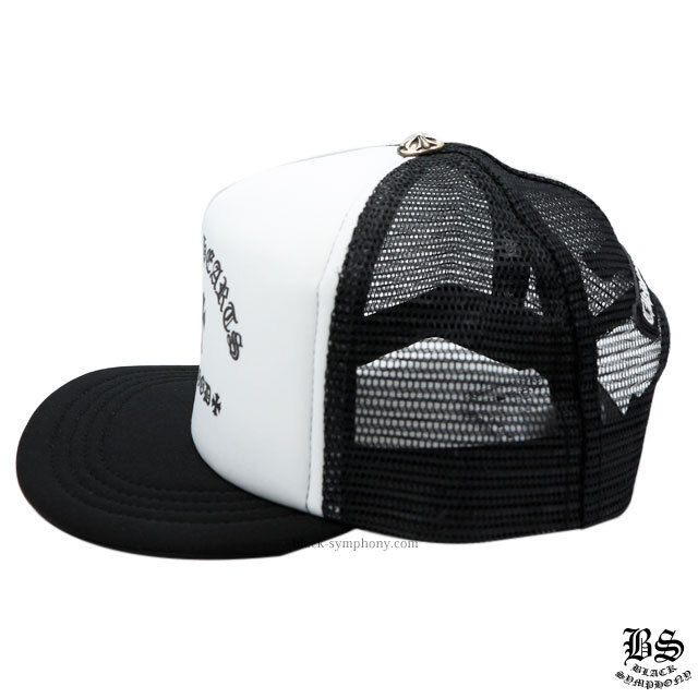 クロムハーツトラッカーキャップキングタコブラックホワイト|クロム