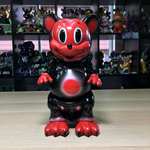 Ron English x BlackBook Toy( ロン・イングリッシュ) Mousezilla Red