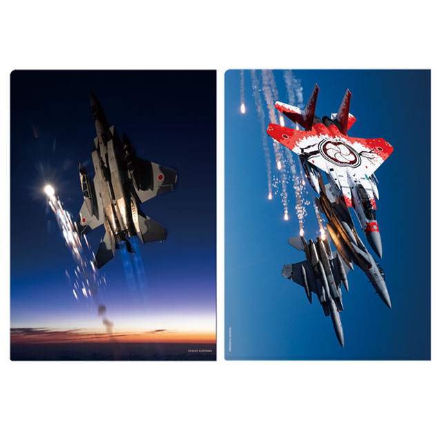 ブルーインパルス グッズ】黒澤英介氏撮影 F-15の写真のクリアファイル