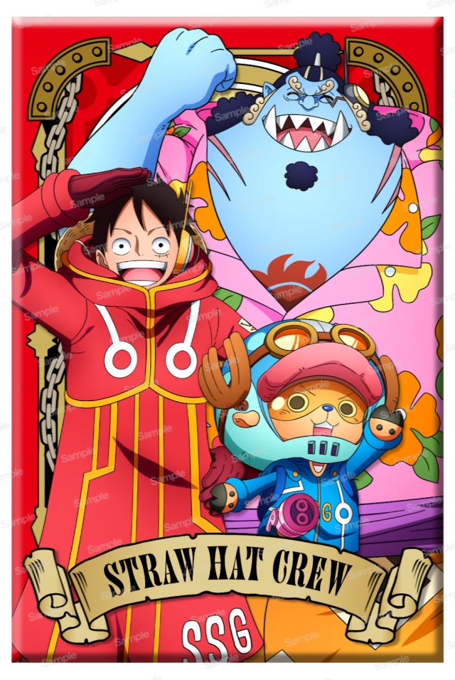 ワンピース アルティメットクルー第8弾マグネット 麦わらの一味
