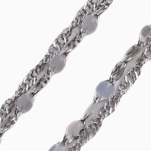 送料無料】純プラチナ/Pt999/PLATINUM ブレスレット 2連 スクリュー