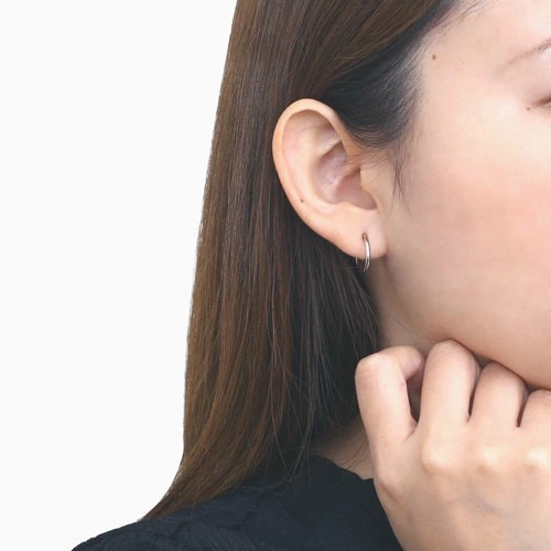 送料無料】正規品 プラチナ/プラチナ900 Pt900/pt900 ピアス/フープ