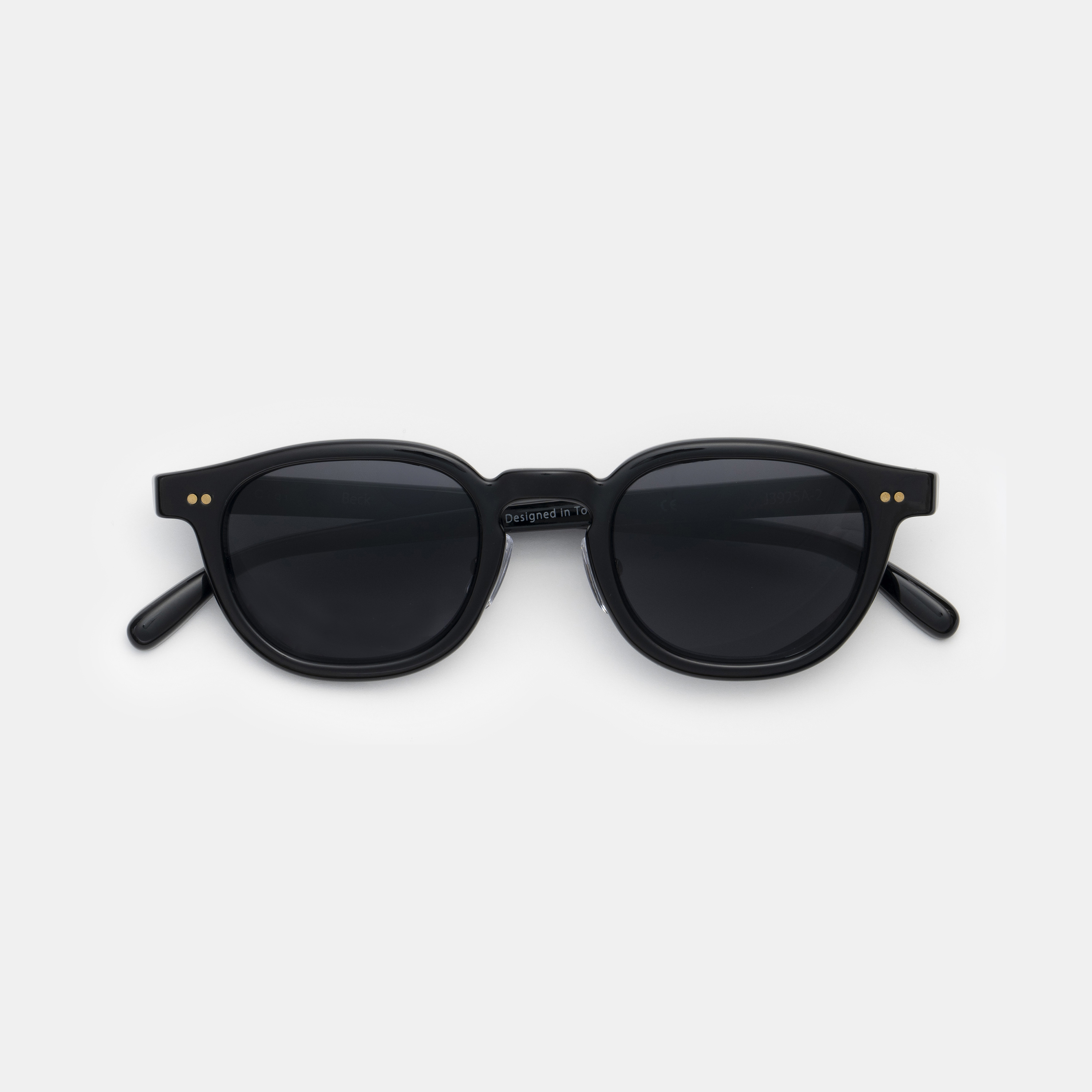 BECK Black Gray Lenses sunglasses 《ベック ブラック グレーレンズ