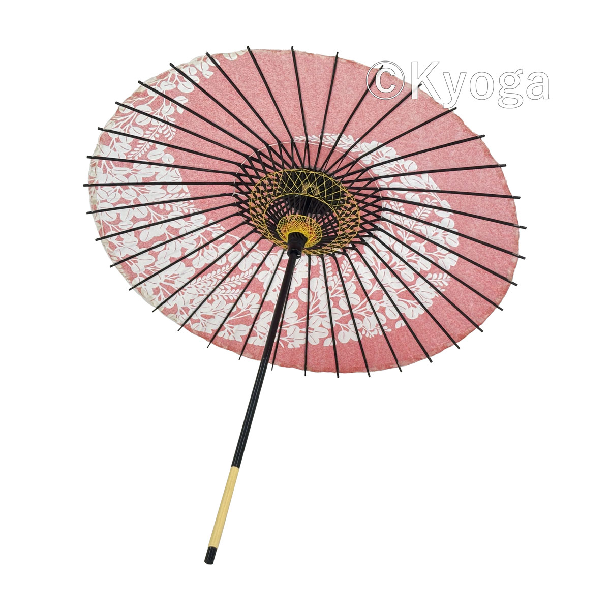 和傘・野点傘専門店 恭雅】 和傘 − 紙傘 1尺4寸 萩渦 朱色