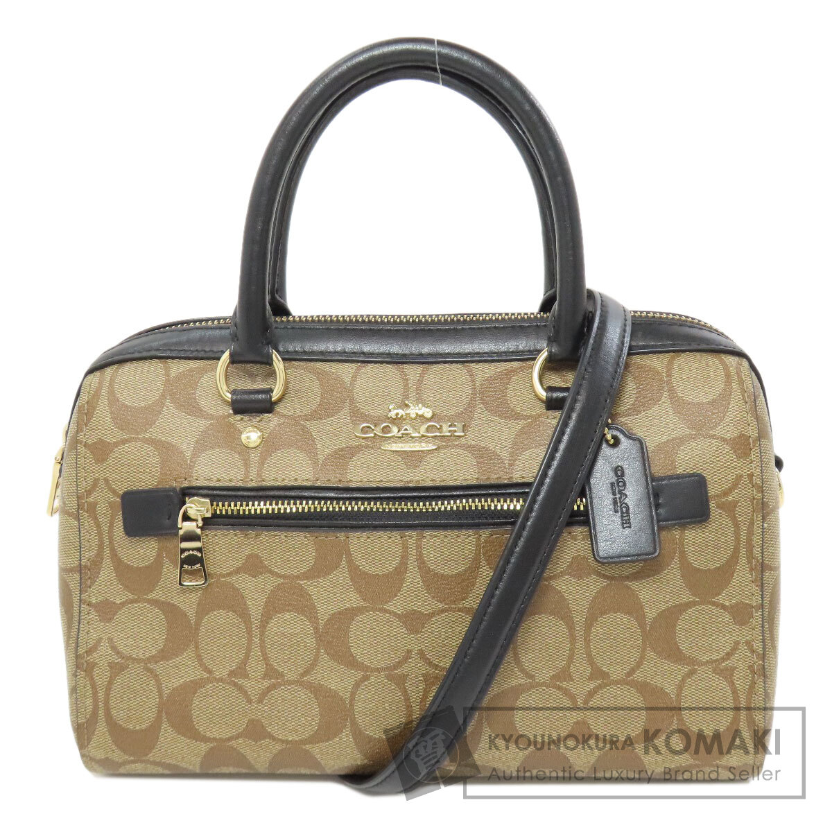 COACH コーチ F83607 ローアン サッチェル シグネチャー 2WAY