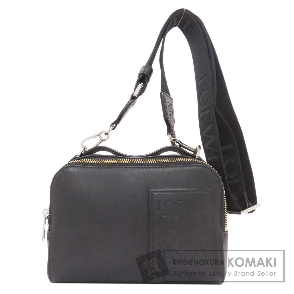LOEWE ロエベ アナグラム 2WAY ショルダーバッグ カーフ レディース