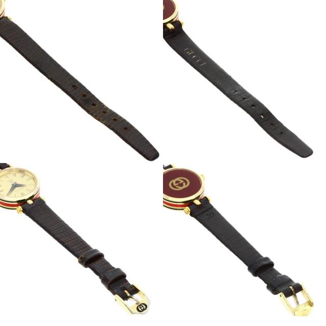GUCCI グッチ シェリーライン 腕時計 GP/革 レディース ブランド京の蔵