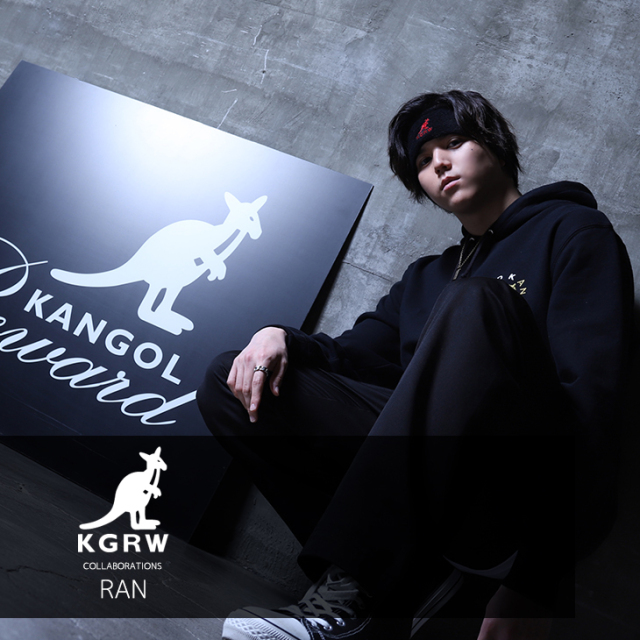 RAN×KANGOL REWARD コラボプルオーバーパーカー
