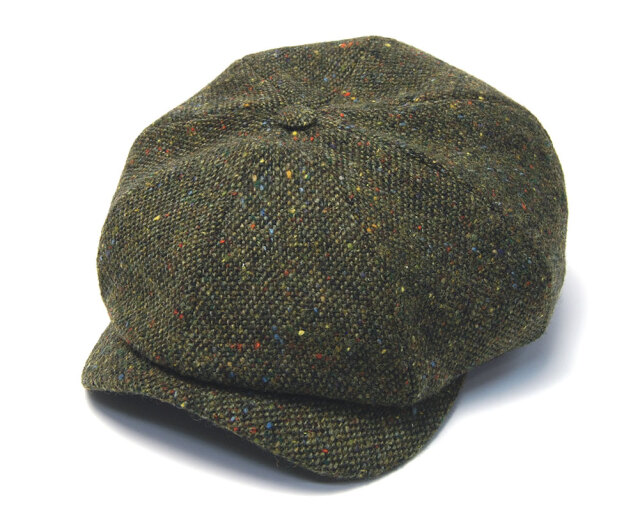 WIGENS(ヴィーゲン) ドネガルツイード8枚はぎハンチング Newsboy