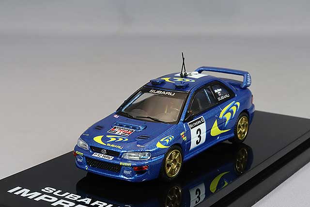 ホビージャパン 1/64 スバルインプレッサ WRC 1997 #8 (RAC RALLY)