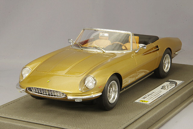 BBR 1/18 フェラーリ 365 カリフォルニア シャーシNo.9631 メタリック