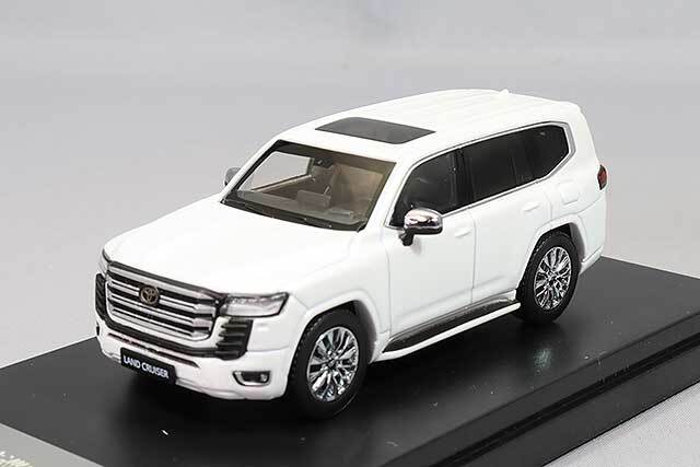 LCDモデル 1/64 トヨタ ランドクルーザー LC300-ZX ホワイト