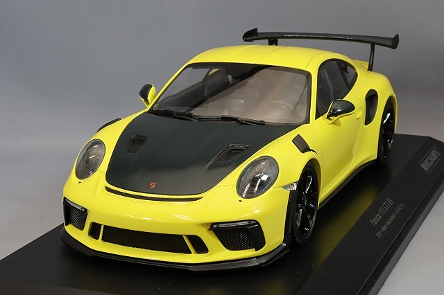 ミニチャンプス 1/18 ポルシェ 911 GT3 RS (991.2) 2019 イエロー