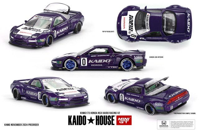 KAIDO HOUSE x TSM ミニGT 1/64 ホンダ NSX Kaido Racing V2 (左ハンドル)