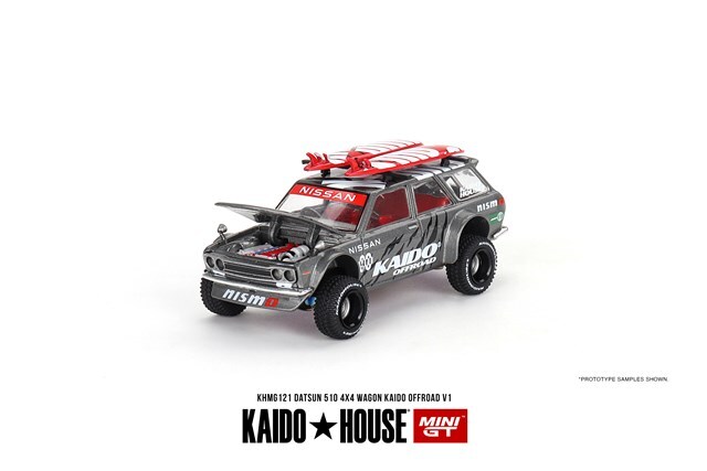 KAIDO HOUSE x TSM ミニGT 1/64 ダットサン KAIDO 510 ワゴン 4x4
