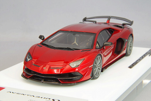 アイドロン 1/43 ランボルギーニ アヴェンタドール SVJ 2018 ロッソエ