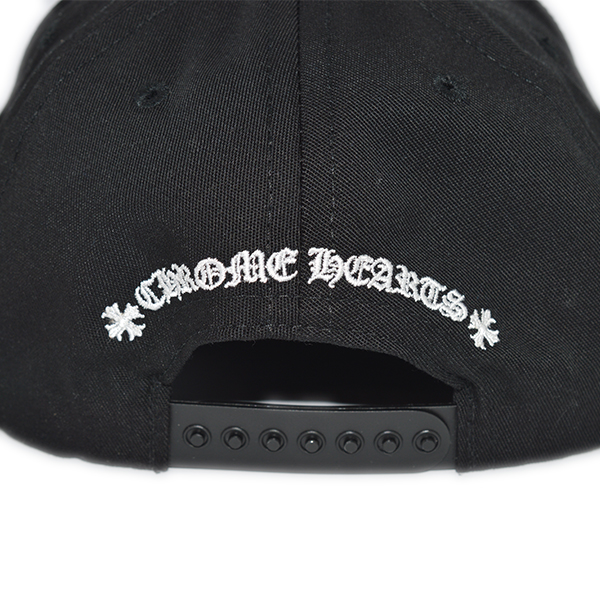 クロムハーツ CHROME HEARTS ベースボールキャップ ブラック/シルバー