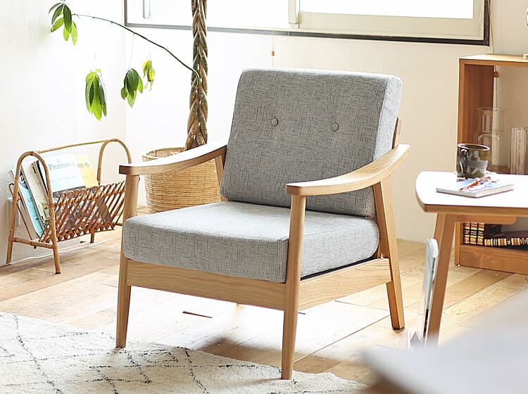 ハイバック1人掛けリクライニングソファー Luvit（ルヴィット）｜北欧