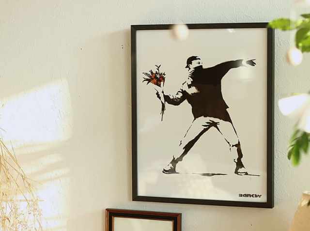 アートポスター Banksy (バンクシー) Molotov｜北欧・ヴィンテージ