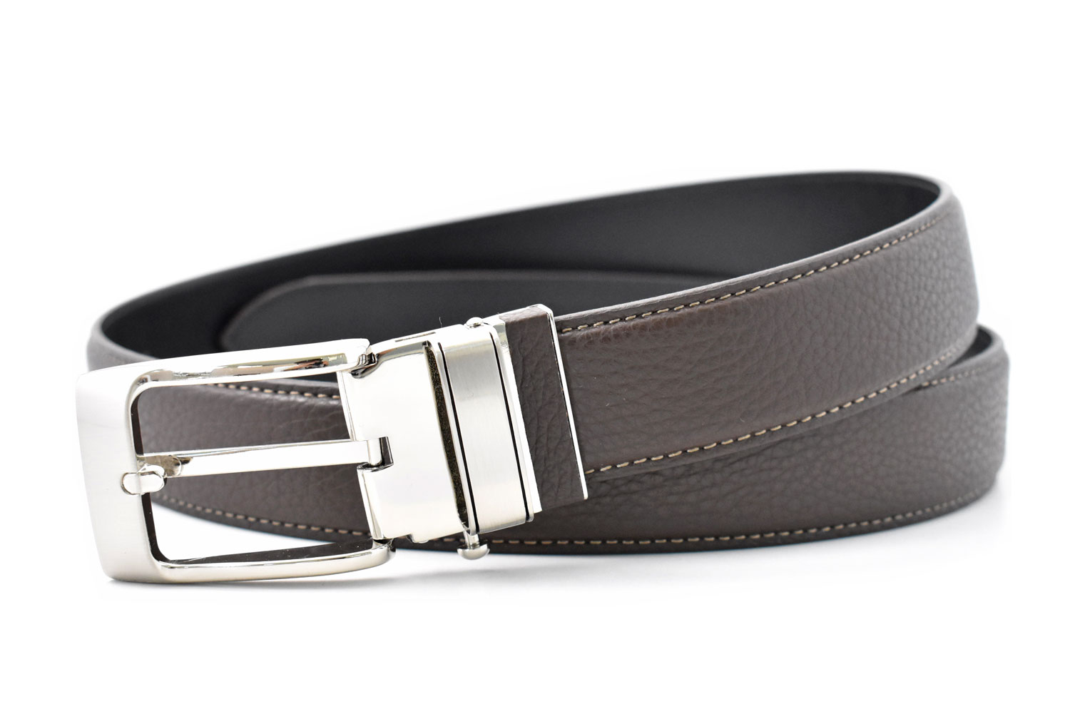 実用新案取得商品】ワンプッシュメンズベルト 「プレリーギンザ」 NB19880