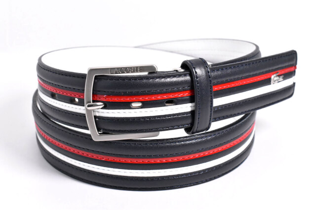 牛革 スポーティーカジュアルベルト 「LACOSTE（ラコステ）」 LB84290